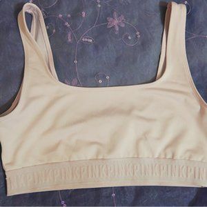 PINK Victoria's Secret ultimate unlined sports bra size large.